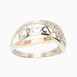 серебряное кольцо с цирконом  57208688